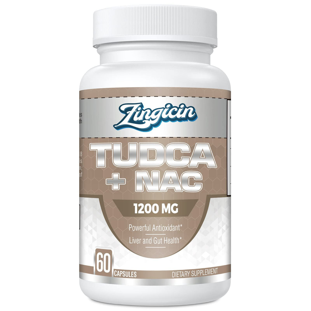 Zingicin TUDCA with NAC Supplement 1200mg