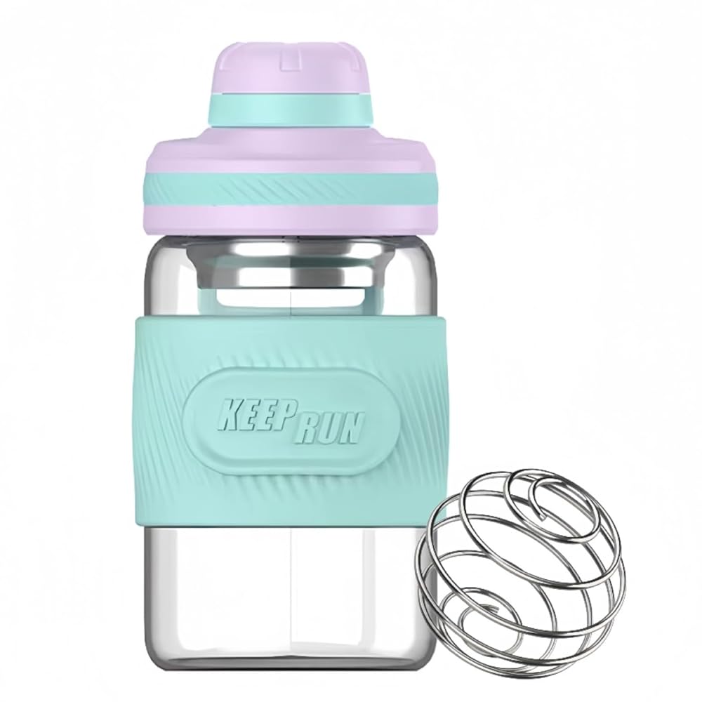 HENGFEI Glass Shaker Bottle for Protein Mixes