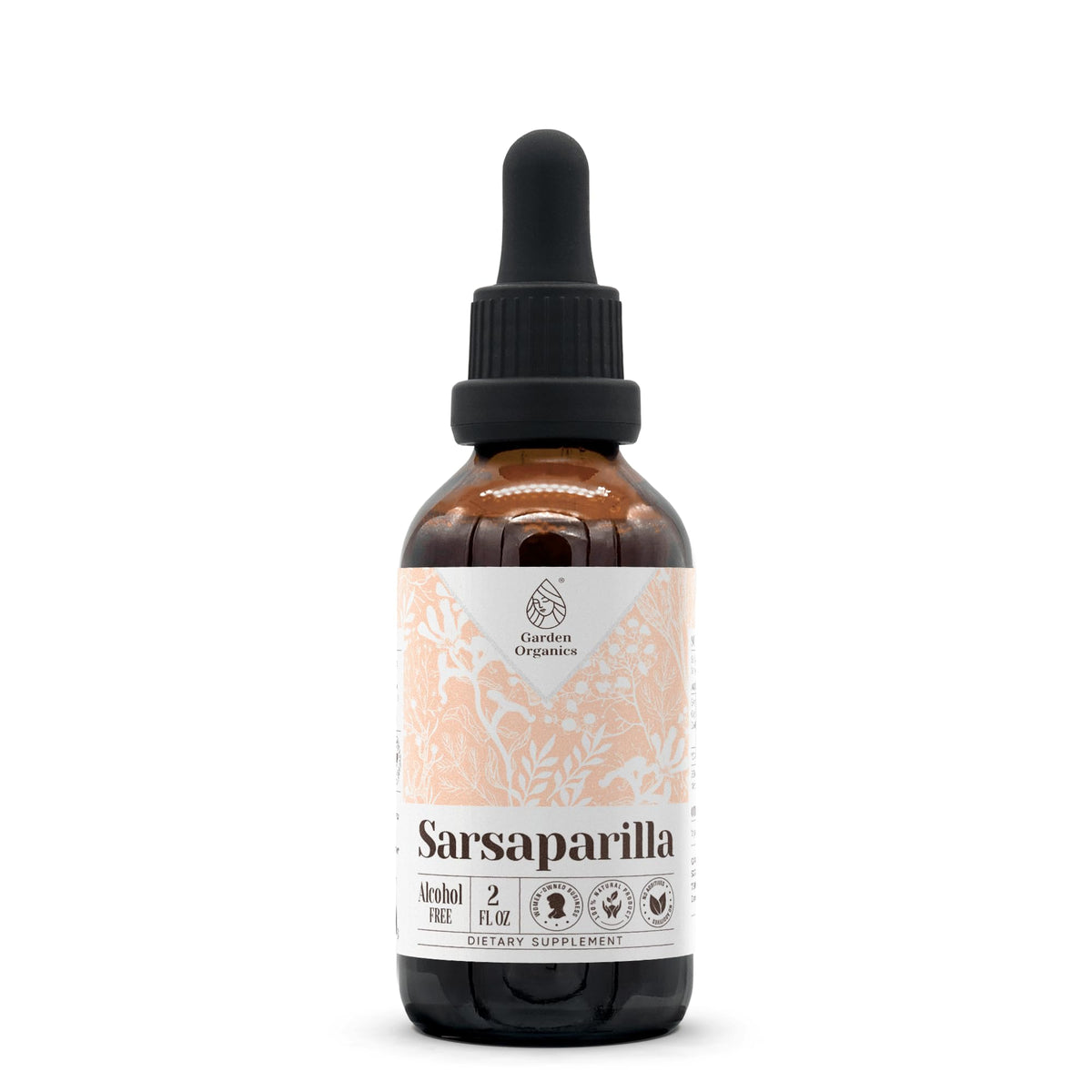 Garden Organics Sarsaparilla Alcohol-Free Natural Tincture Extract