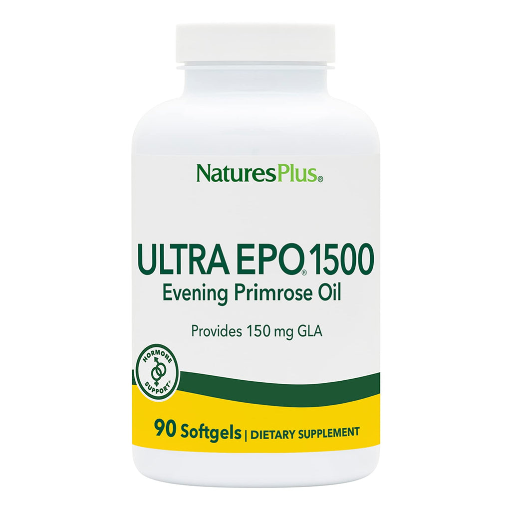 NaturesPlus Ultra EPO 1500 Evening Primrose Oil - 90 Softgels