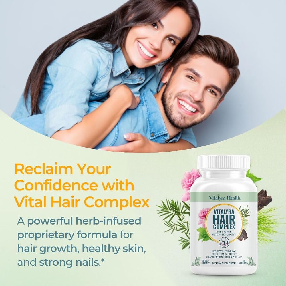 Vital Nutritive Biotin & B-Complex Hair Vitamins - 120 Capsules - image 3