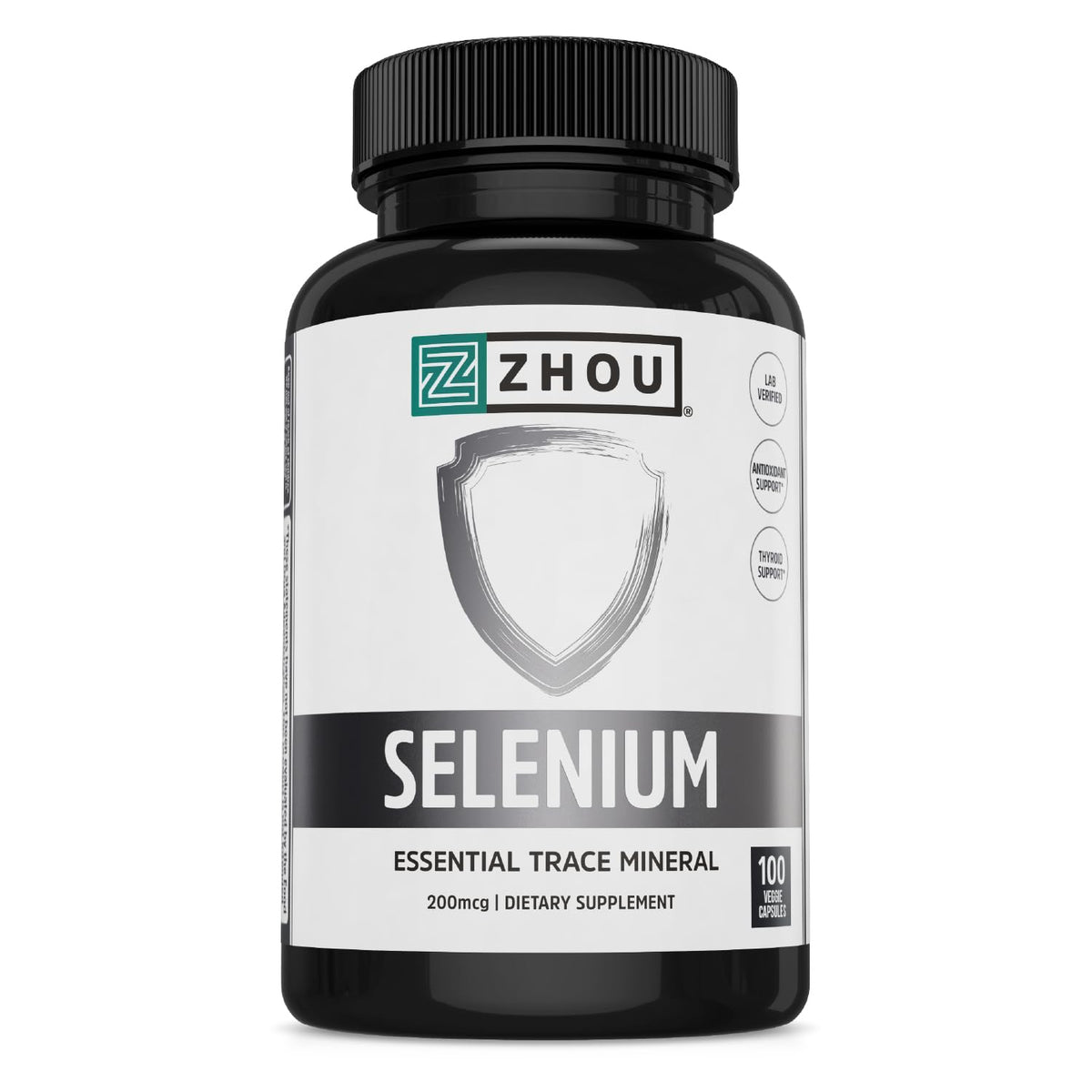 ZHOU Selenium 200mcg Antioxidant - 100 Vegetarian Capsules