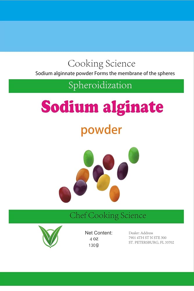 LEIMENGCHEF Sodium Alginate & Calcium Chloride Spherification - 8oz - image 3