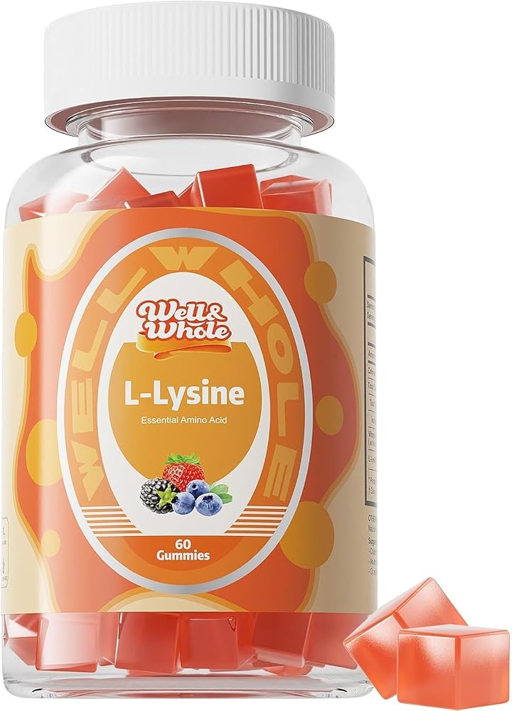 Well&Whole L-Lysine Gummies 1000mg - L-Lysine Supplements for Kids