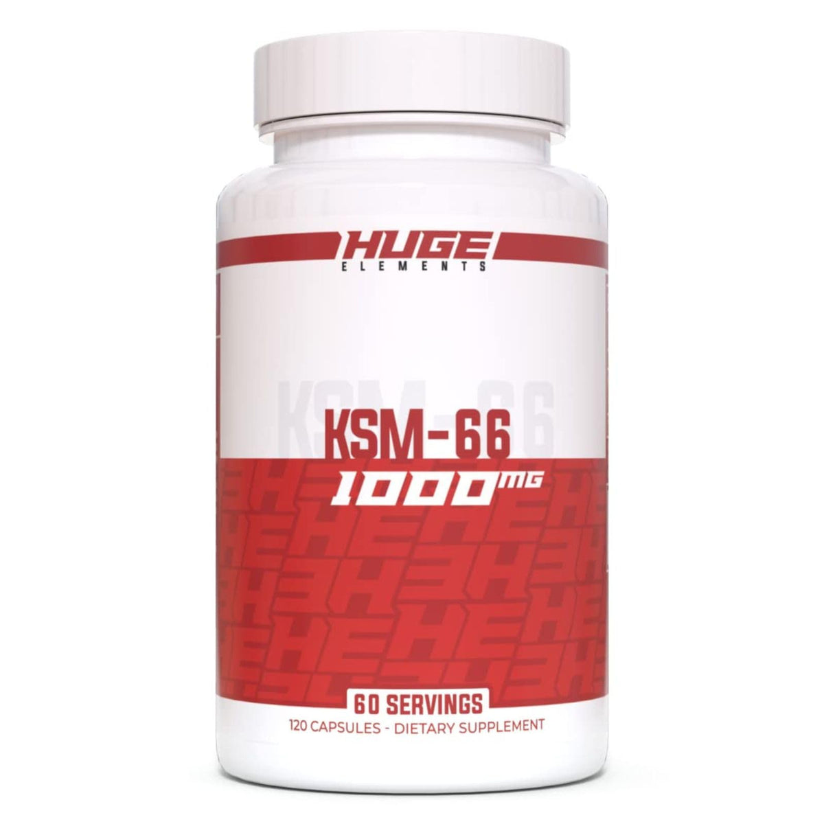 Huge Supplements KSM-66 Ashwagandha 1000mg - 120 Capsules