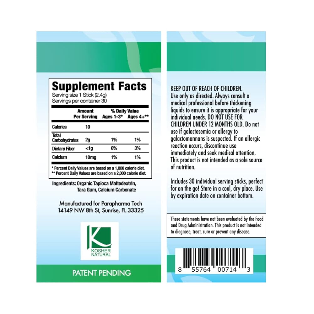 Purathick Natural Thickener - 30 Individual Serving Sticks - image 2