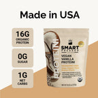 SMART Pressed Vegan Vanilla Protein Powder - 1.1 lb - image 3