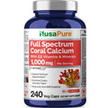 NusaPure Coral Calcium with 22 Vitamins & Minerals - 240 Capsules