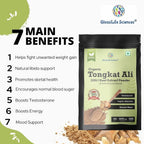 GlossiLife Sciences Tongkat Ali Extract Powder 200:1 - 100g - image 4