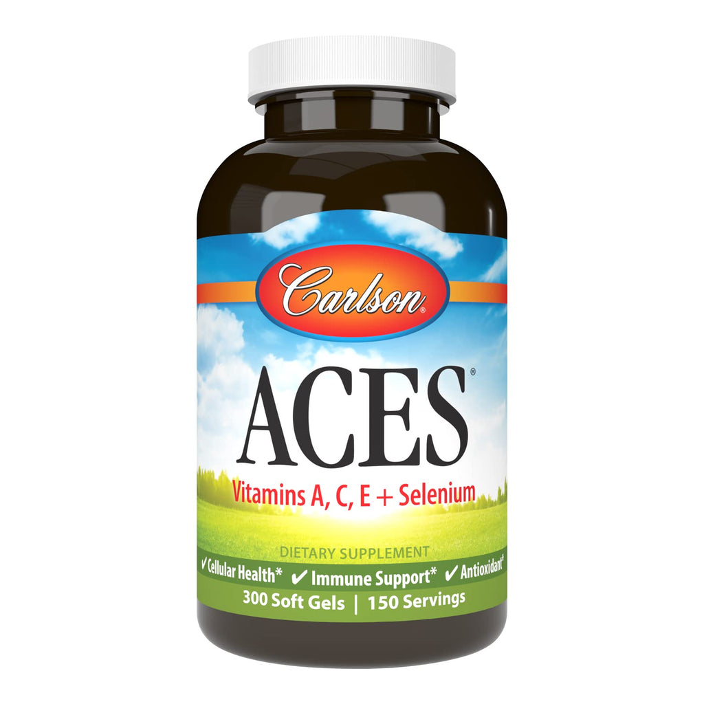 Carlson ACES Vitamins A, C, E + Selenium - 300 Softgels