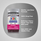 Piping Rock Kids Melatonin Gummy 1mg - 40 Gummies - image 4