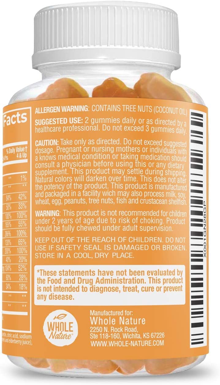 Whole Nature Kids Vitamins - Complete Daily Essentials Childrens