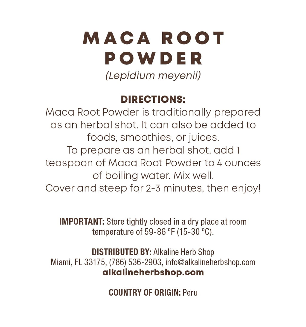 Alkaline Herb Maca Root Powder - 4 oz Organic Peruvian - image 2