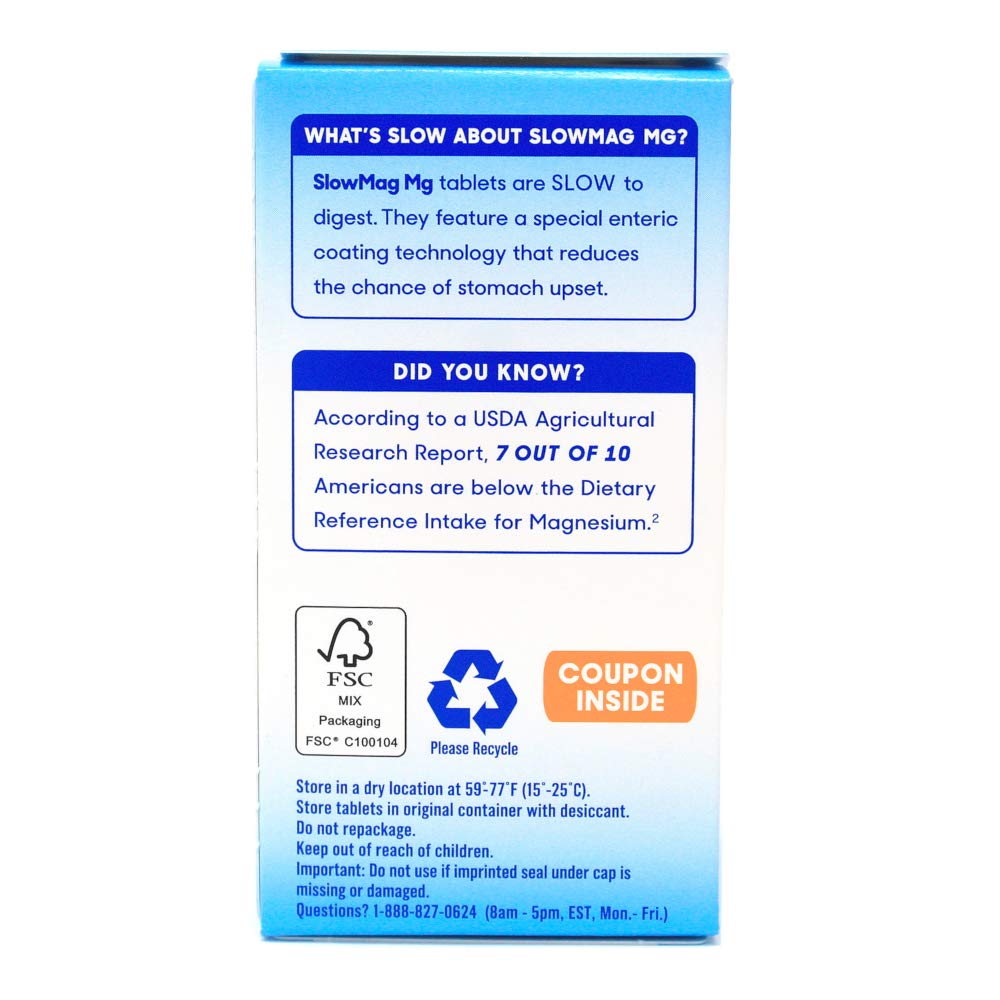 Purdue Slow-Mag Magnesium Chloride with Calcium Tablets - 120 Count - image 3