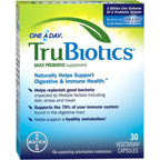 TruBiotics Daily Probiotic Digestive & Immune Support - 30 Capsules