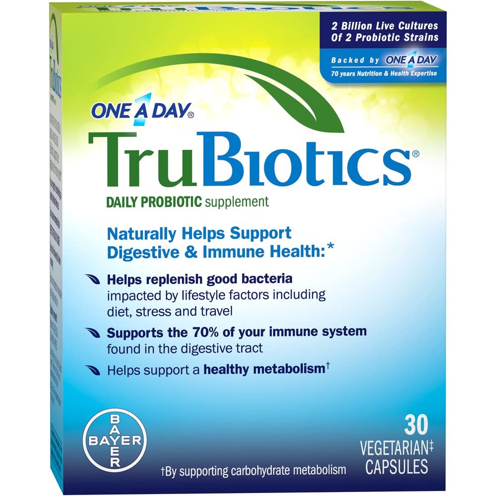 TruBiotics Daily Probiotic Digestive & Immune Support - 30 Capsules