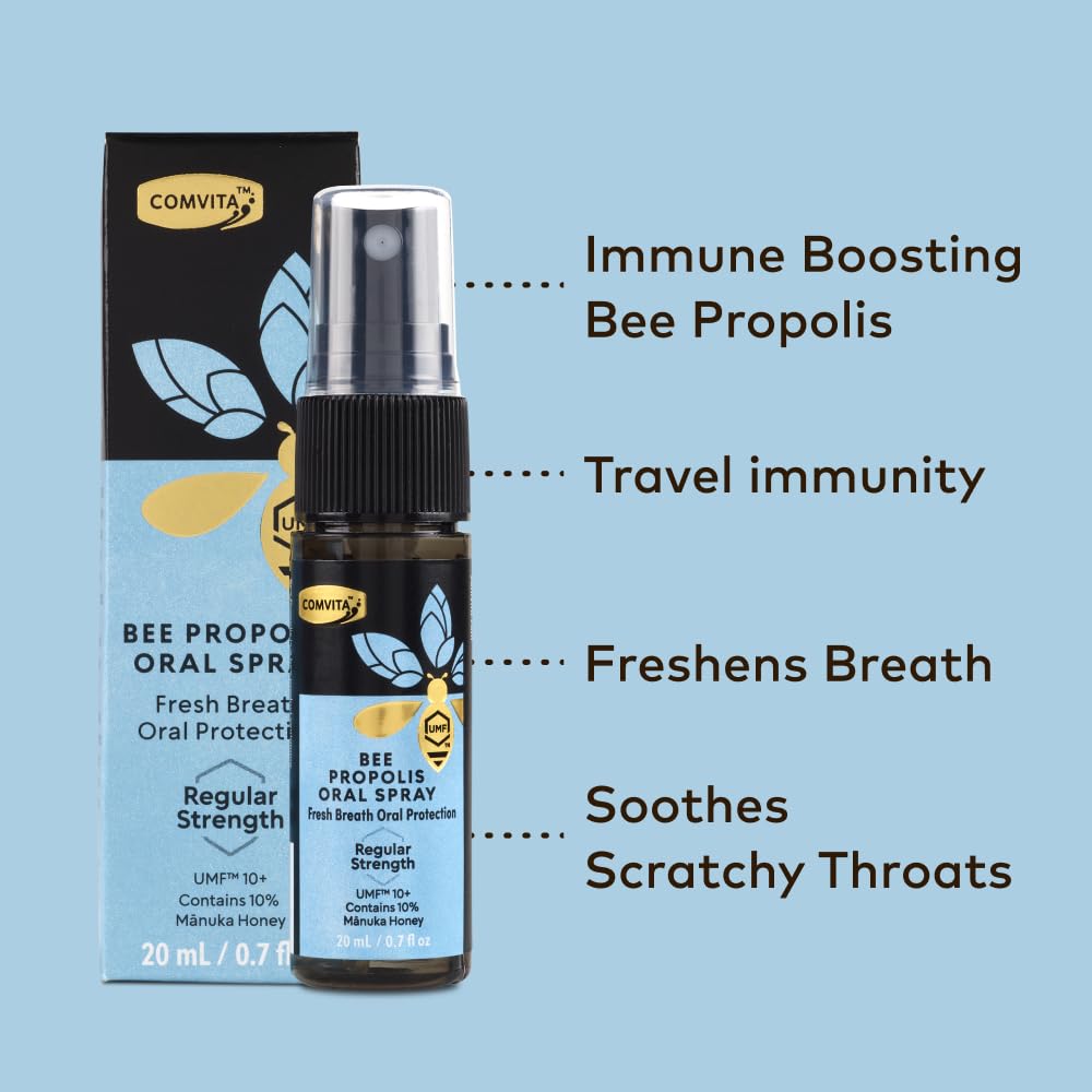 Comvita Bee Propolis Throat Spray UMF 10+ Manuka Honey Mint - 0.7 Fl Oz - image 2