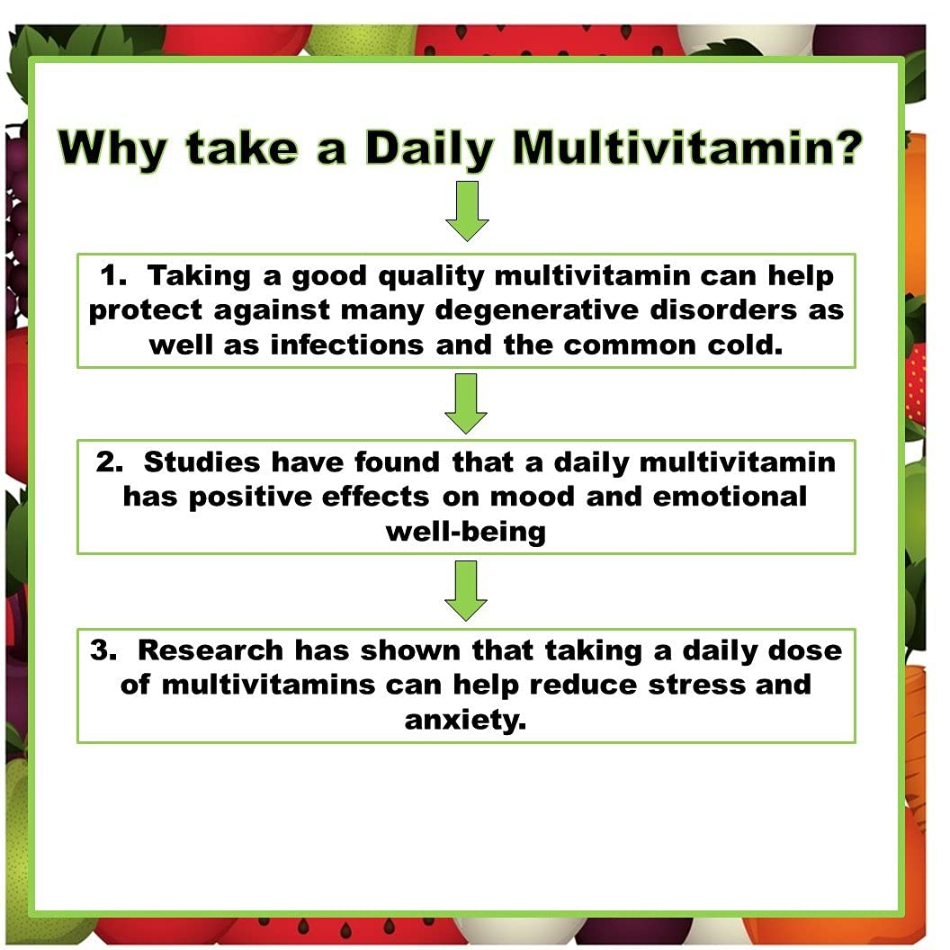 SJJ DEPOT Multivitamin with Fruit and Vegetable - 120 Capsules - image 4