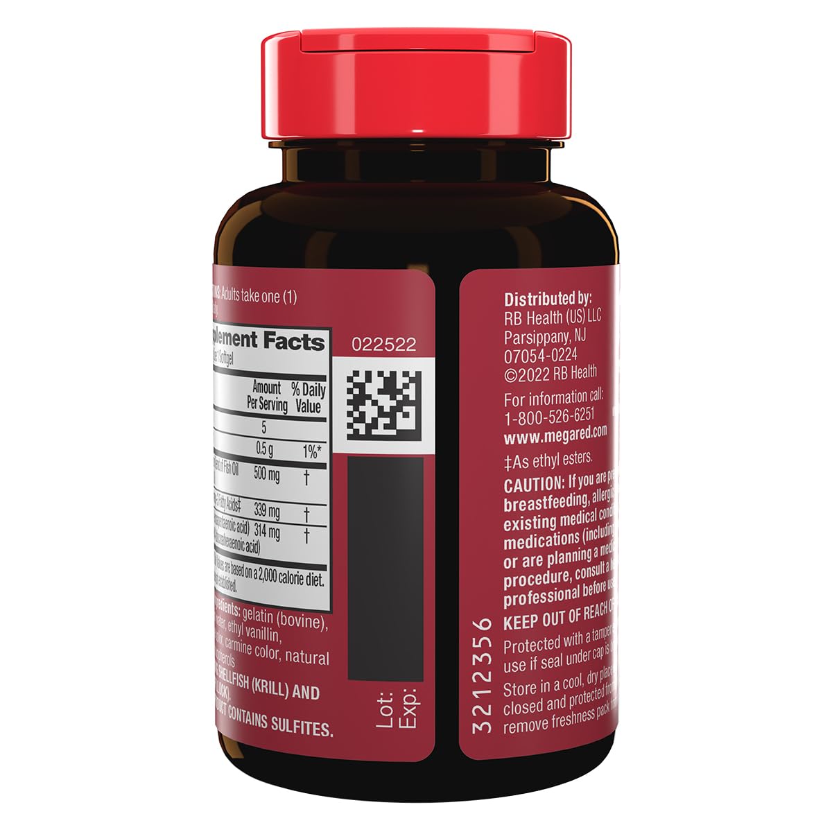 MegaRed Advanced 4in1 Omega-3 Fish & Krill Oil 500mg - 40 Softgels - image 4