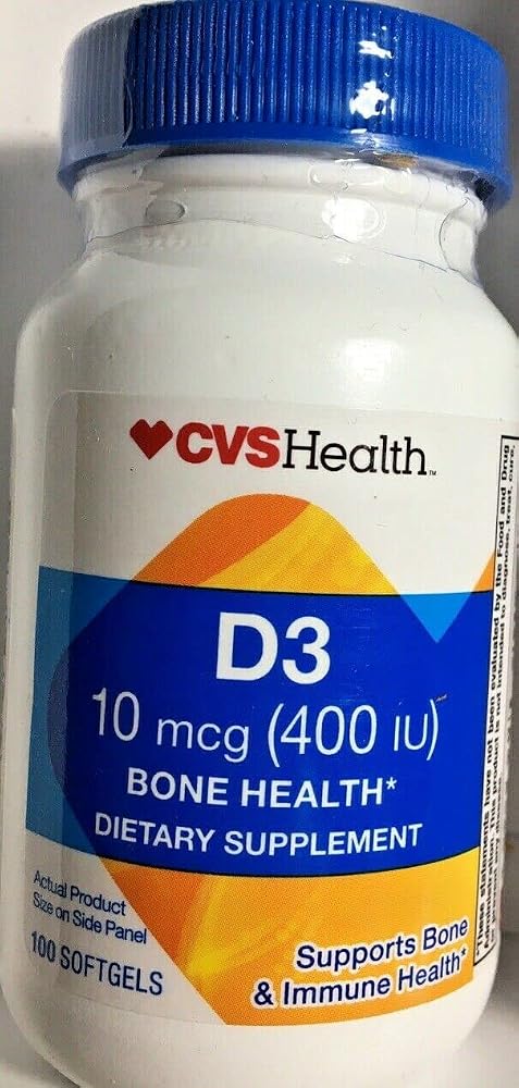 CVS Health Vitamin D3 400 IU - 100 Softgels