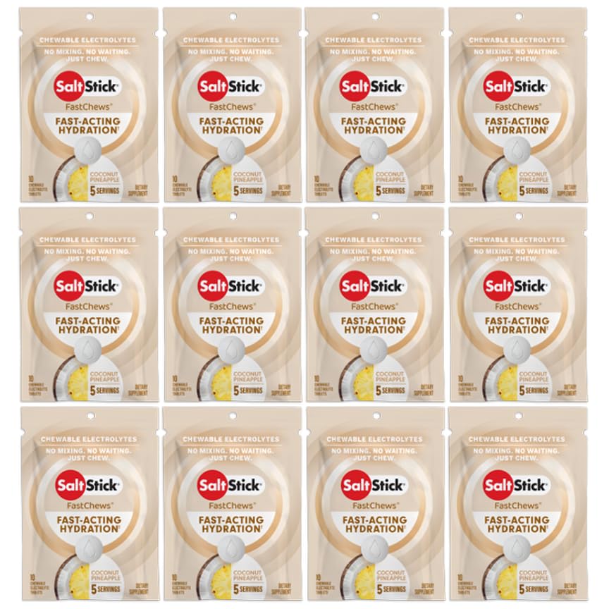 SaltStick Electrolyte FastChews Coconut Pineapple - 120 Tablets - image 2