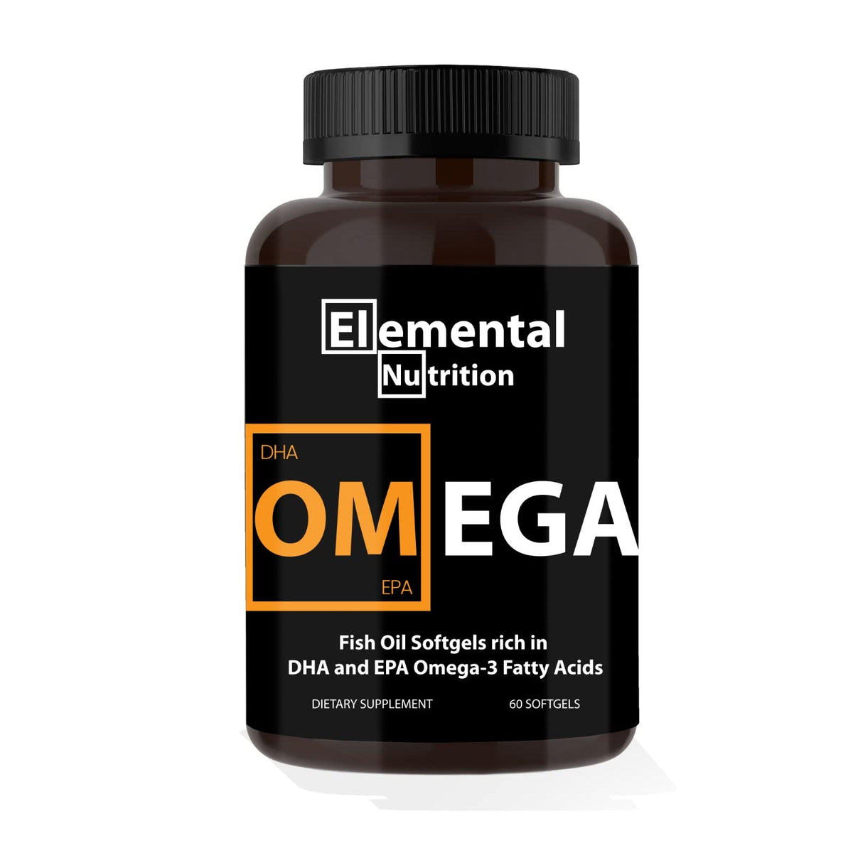 Elemental Nutrition Omega-3 Fish Oil - 60 Softgels