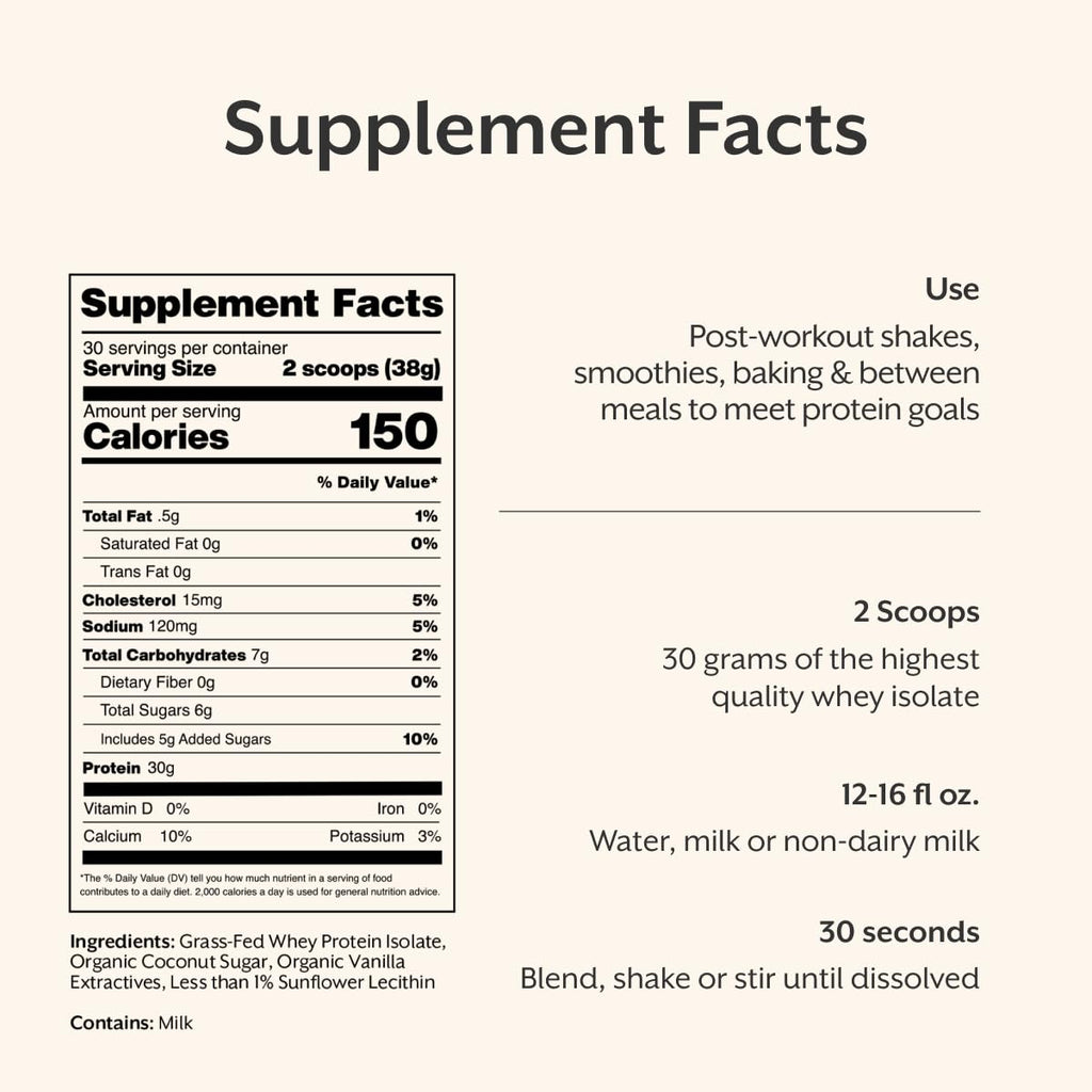 ProMix Nutrition Whey Isolate Powder Vanilla - 5 lb (Pack of 2) - image 6