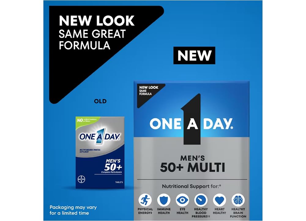 One A Day Men's 50+ Advantage Multivitamin - 65 Tablets - image 3