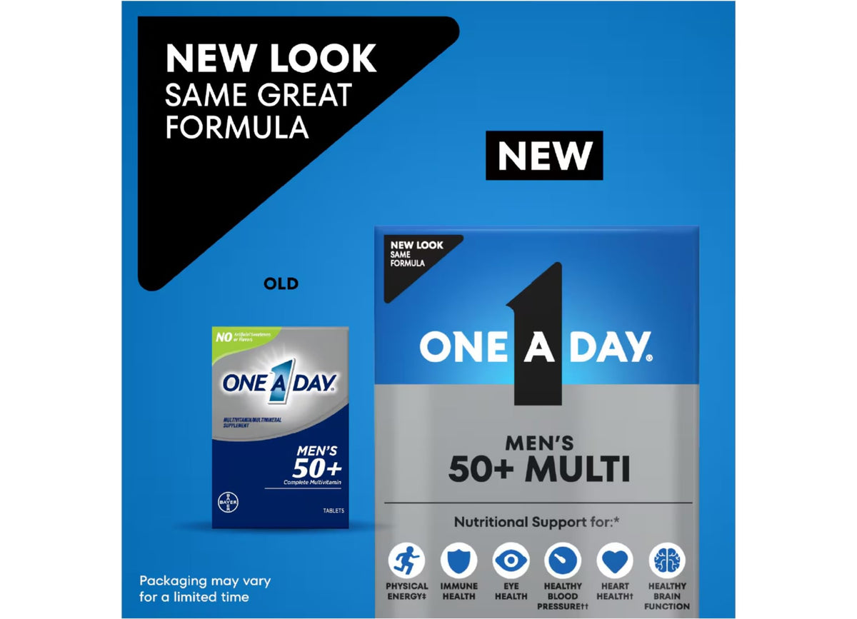 One A Day Men's 50+ Advantage Multivitamin - 65 Tablets - image 3