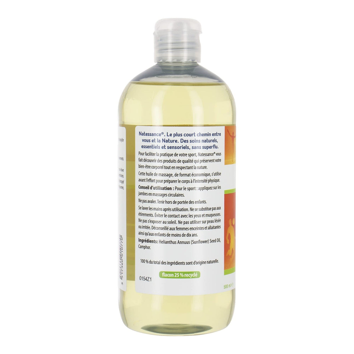 Natessance Naturel Camphor Massage Oil - 500 ml - image 2