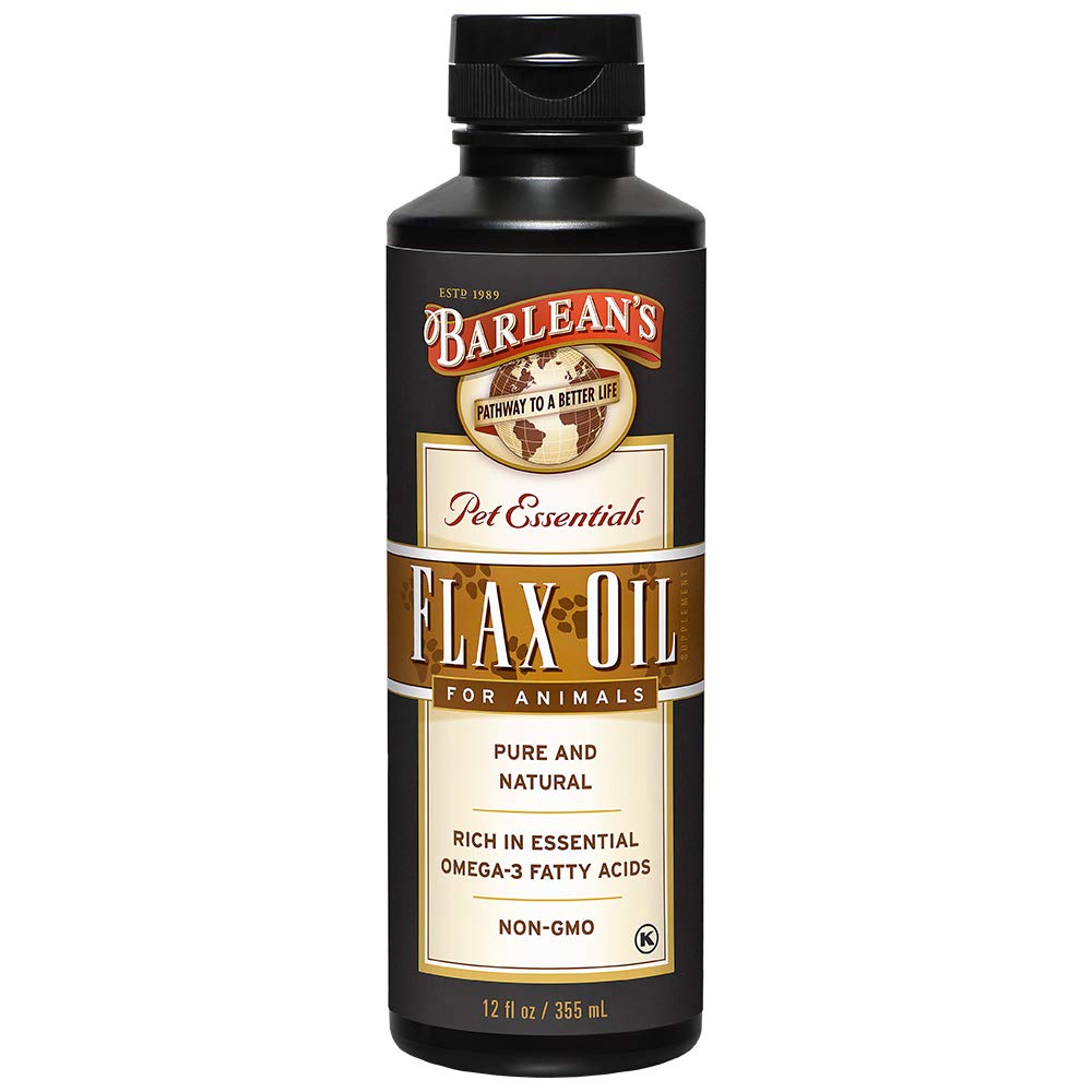 Barlean's Fresh Flax Oil for Animals Omega-3 - 12 Fl Oz