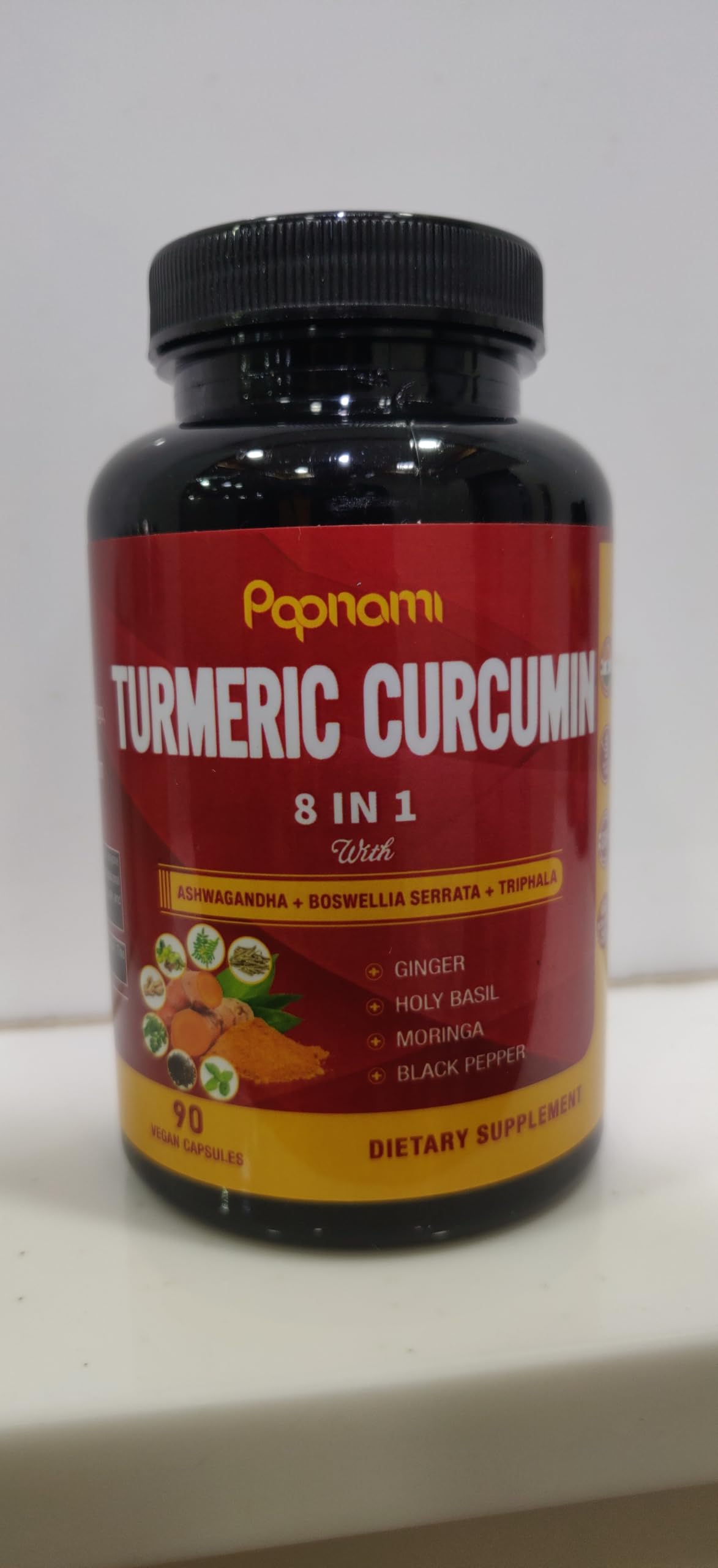 Papnami Turmeric Curcumin Extract Capsules - 90 Count