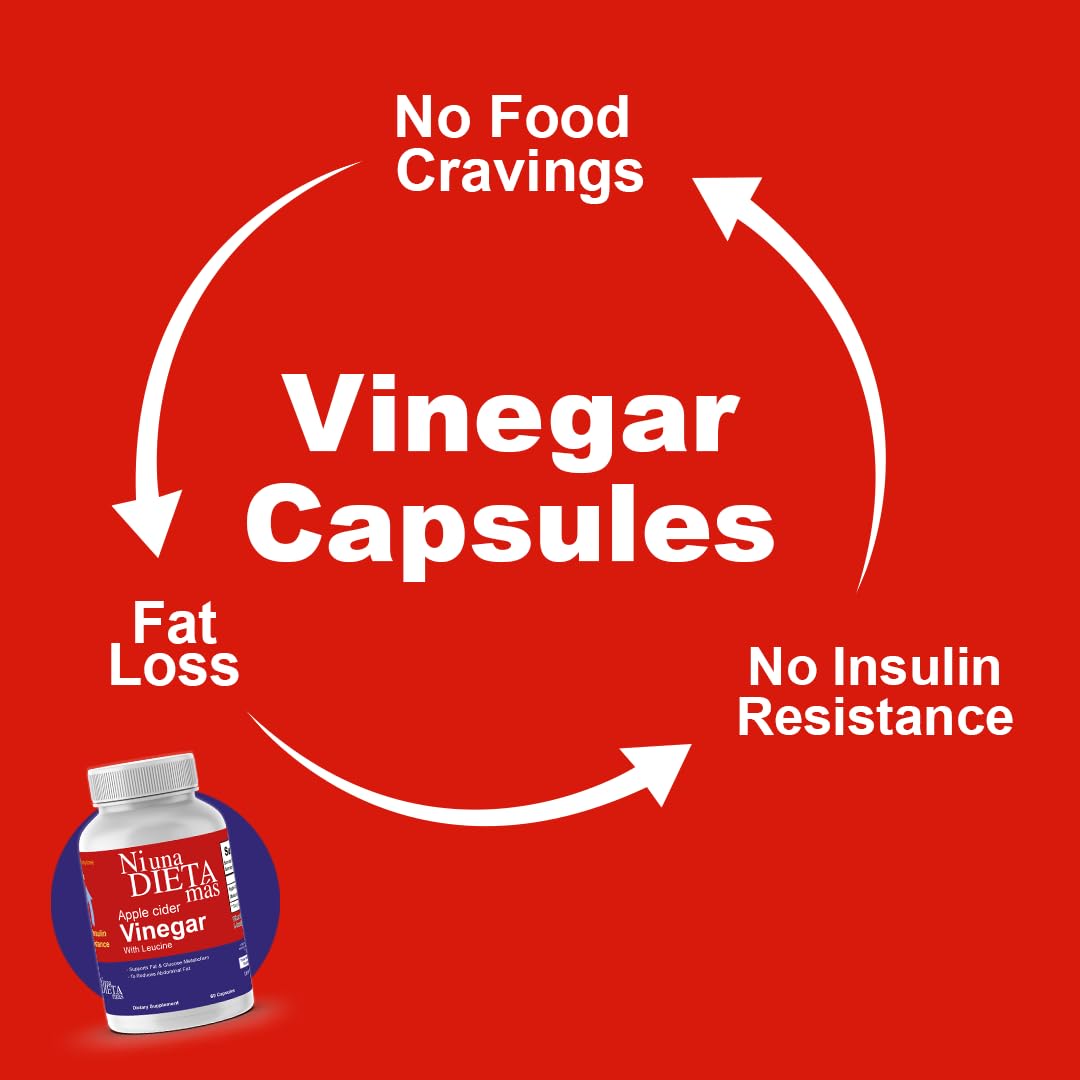 Ni una dieta más Apple Cider Vinegar Capsules - 60 Count - image 2