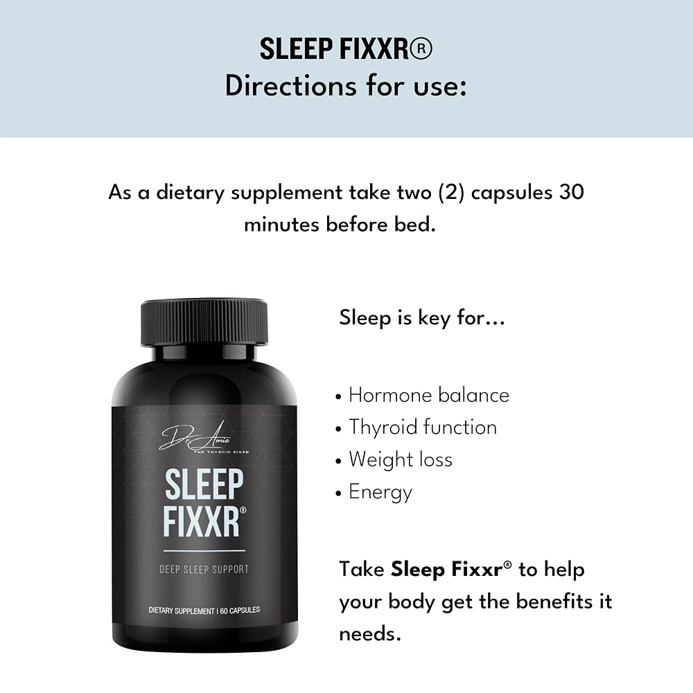 Fixxr Sleep Support by Dr. Amie with Melatonin - 60 Capsules - image 5