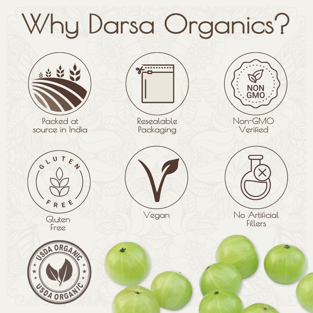 Darsa Organics Dara Organics Amla Powder and Amla Cut & Sifted Parent
