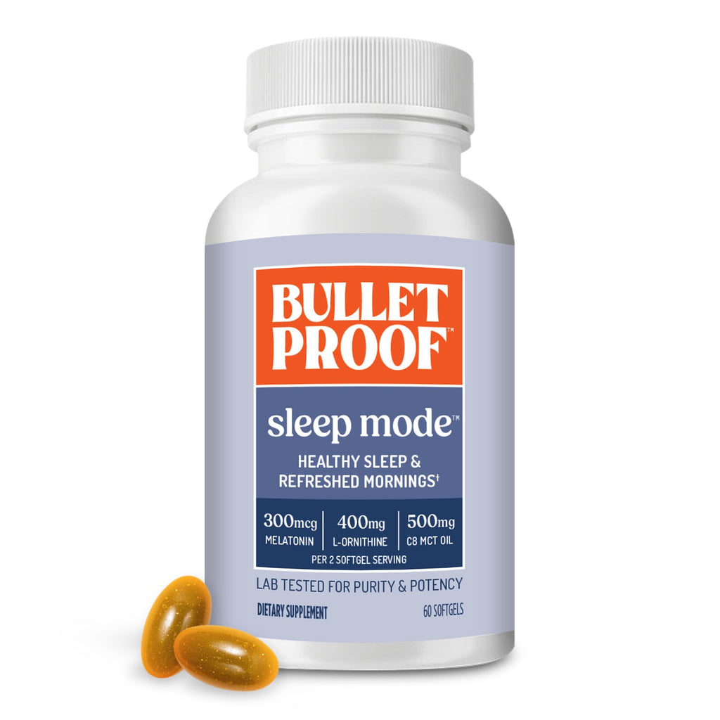Bulletproof Sleep Mode Softgels for Sleep Support - 60 Softgels