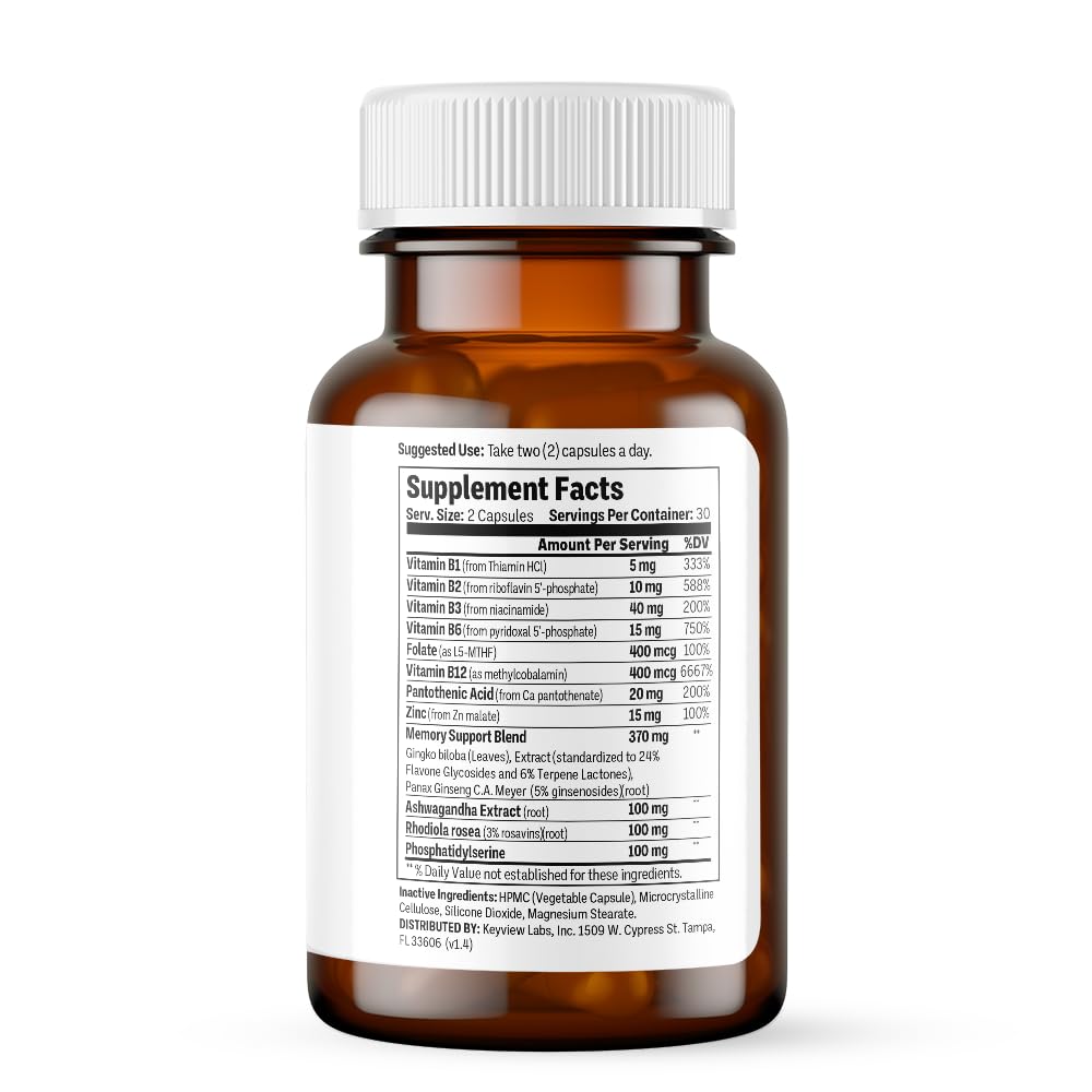 Procera Advanced Brain Fast Acting Memory Support - 60 Capsules - image 8