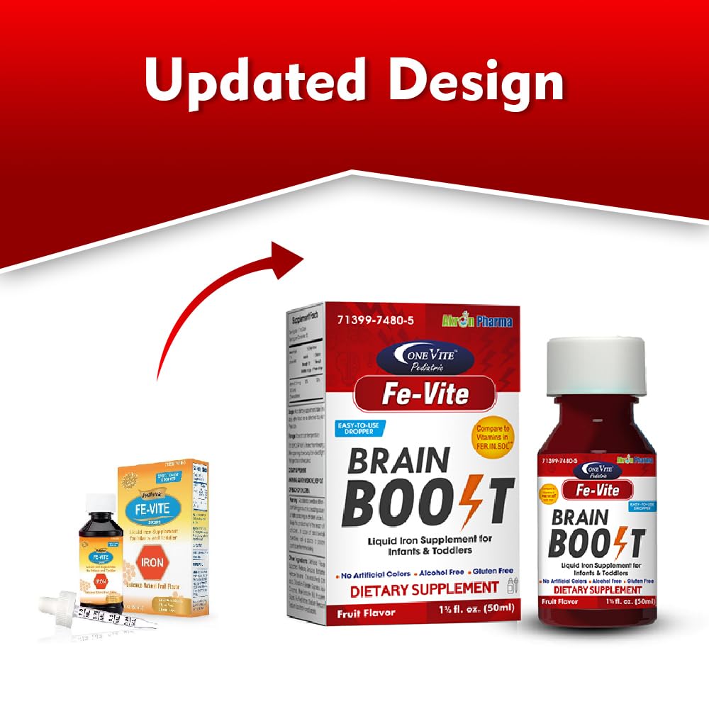 Pediatric FE-Vite Drops Liquid Iron Supplement - 50ml - image 4