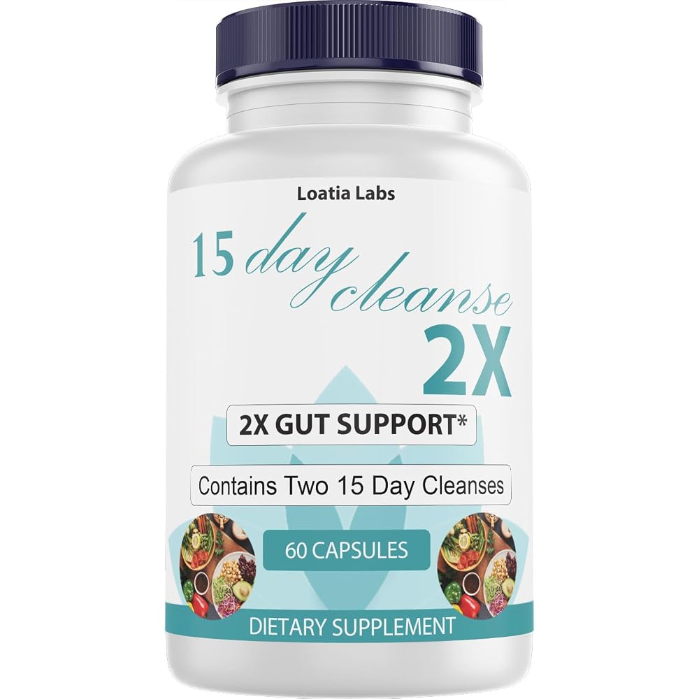 Loatia Labs 15 Day Cleanse 2X - Double Gut & Colon Support - Advanced