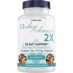 Loatia Labs 15 Day Cleanse 2X - Double Gut & Colon Support - Advanced