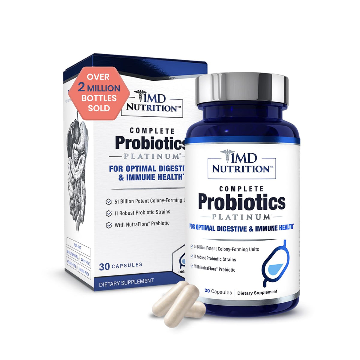 1MD Nutrition Complete Probiotics - Parent