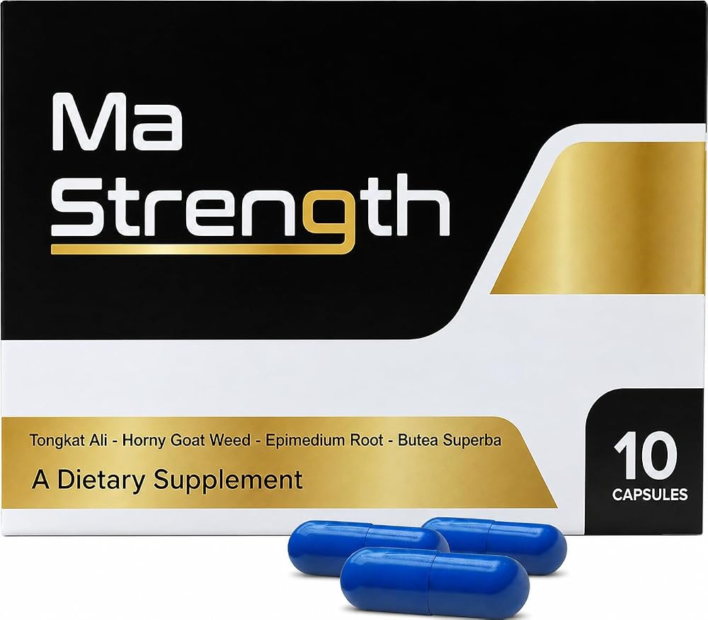 MaStrength Sports Nutrition Supplement for Men Daily Energy - 10 Pack
