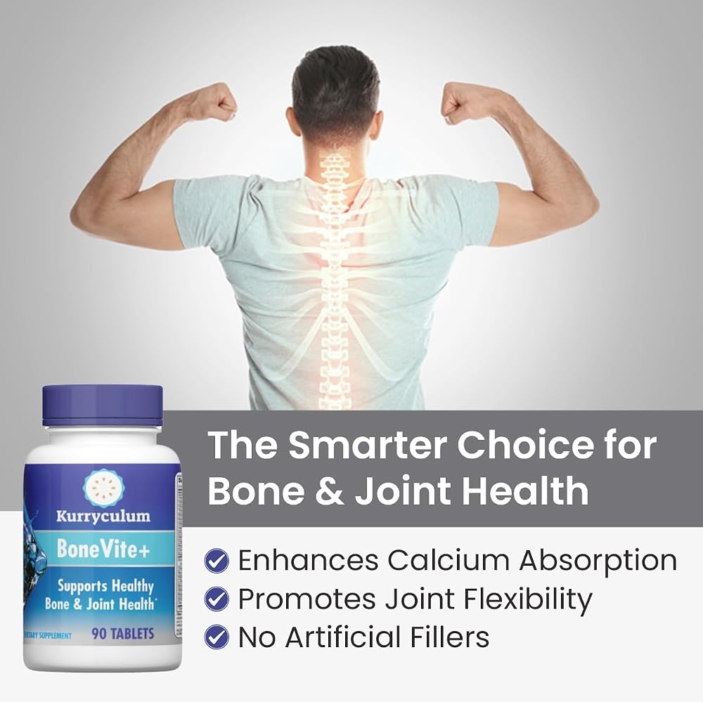 Kurryculum BoneVite+ Glucosamine Chondroitin MSM - 90 Tablets - image 5
