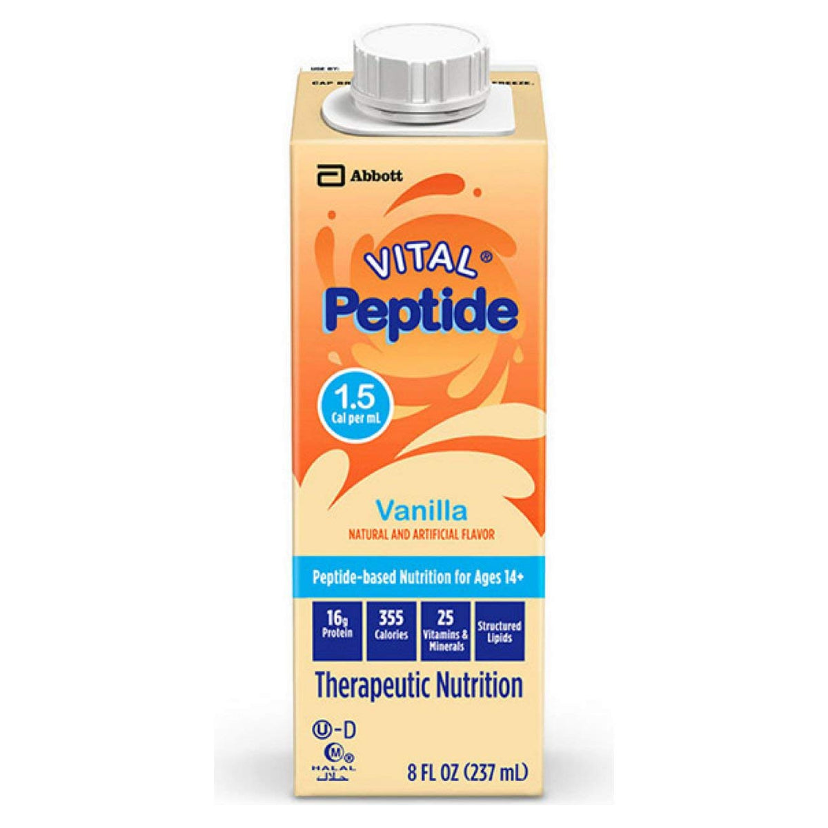 Vital Peptide 1.5 Cal Complete Nutrition for GI Conditions - 24 Count
