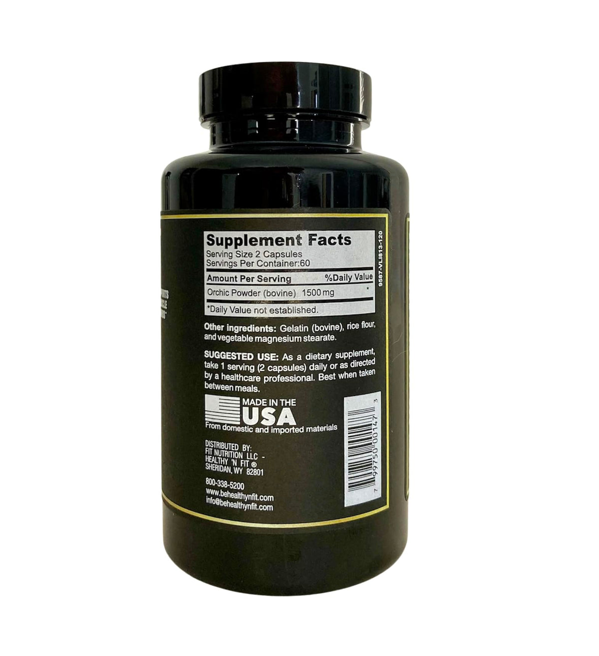 Healthy 'N Fit Raging Bull Mega Orchic - 120 Capsules - image 3