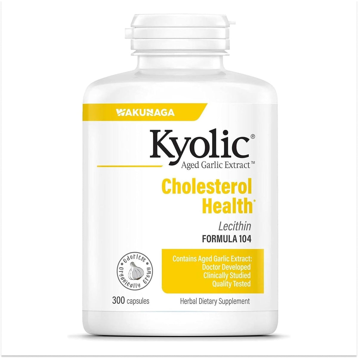 Kyolic Aged Garlic Extract Cholesterol Health Formula 104