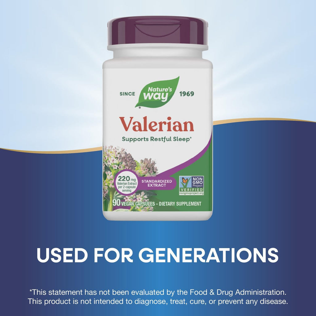 Nature's Way Valerian 220 mg for Sleep - 90 Capsules - image 4