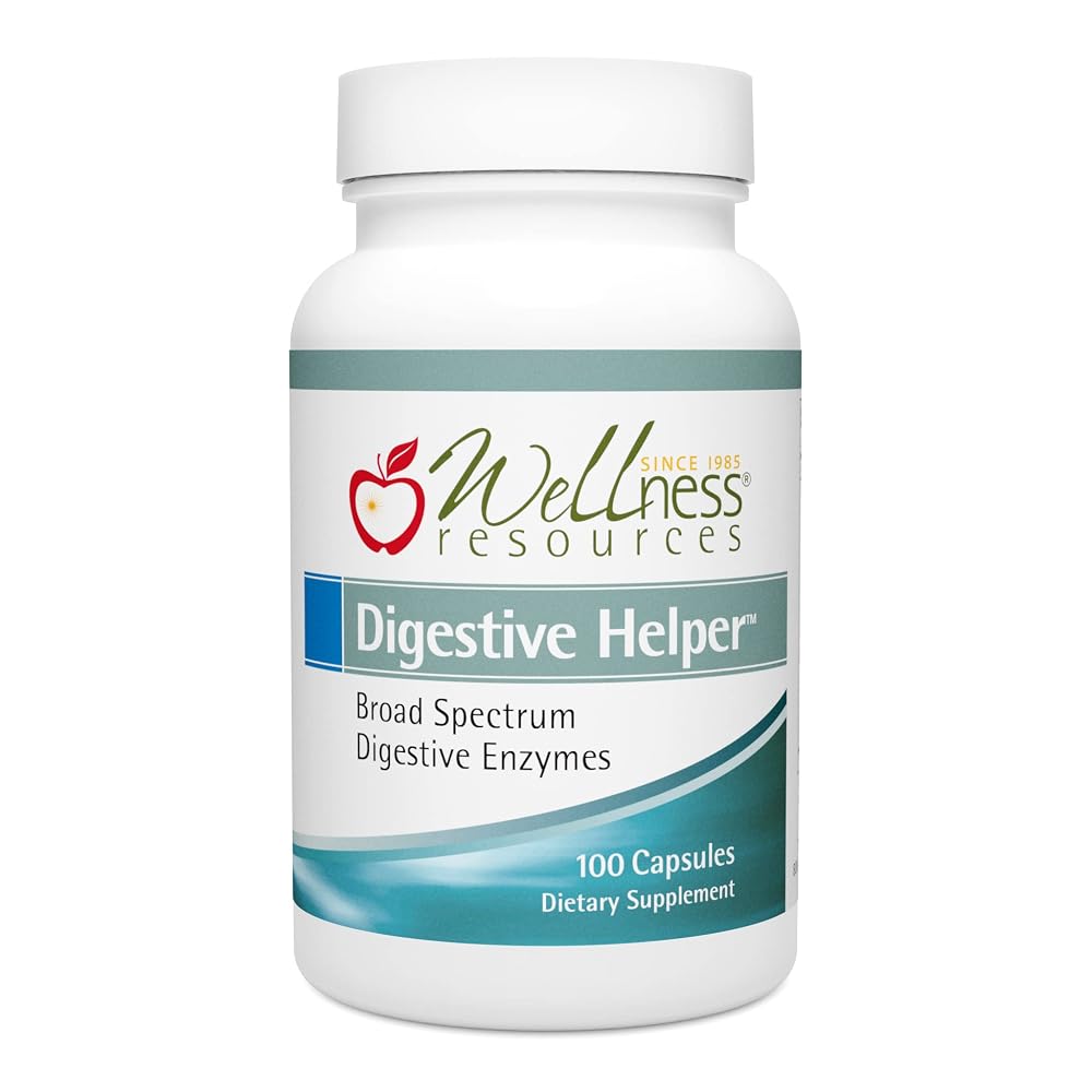 Wellness Resources Digestive Helper Multi-Enzyme - 100 Capsules