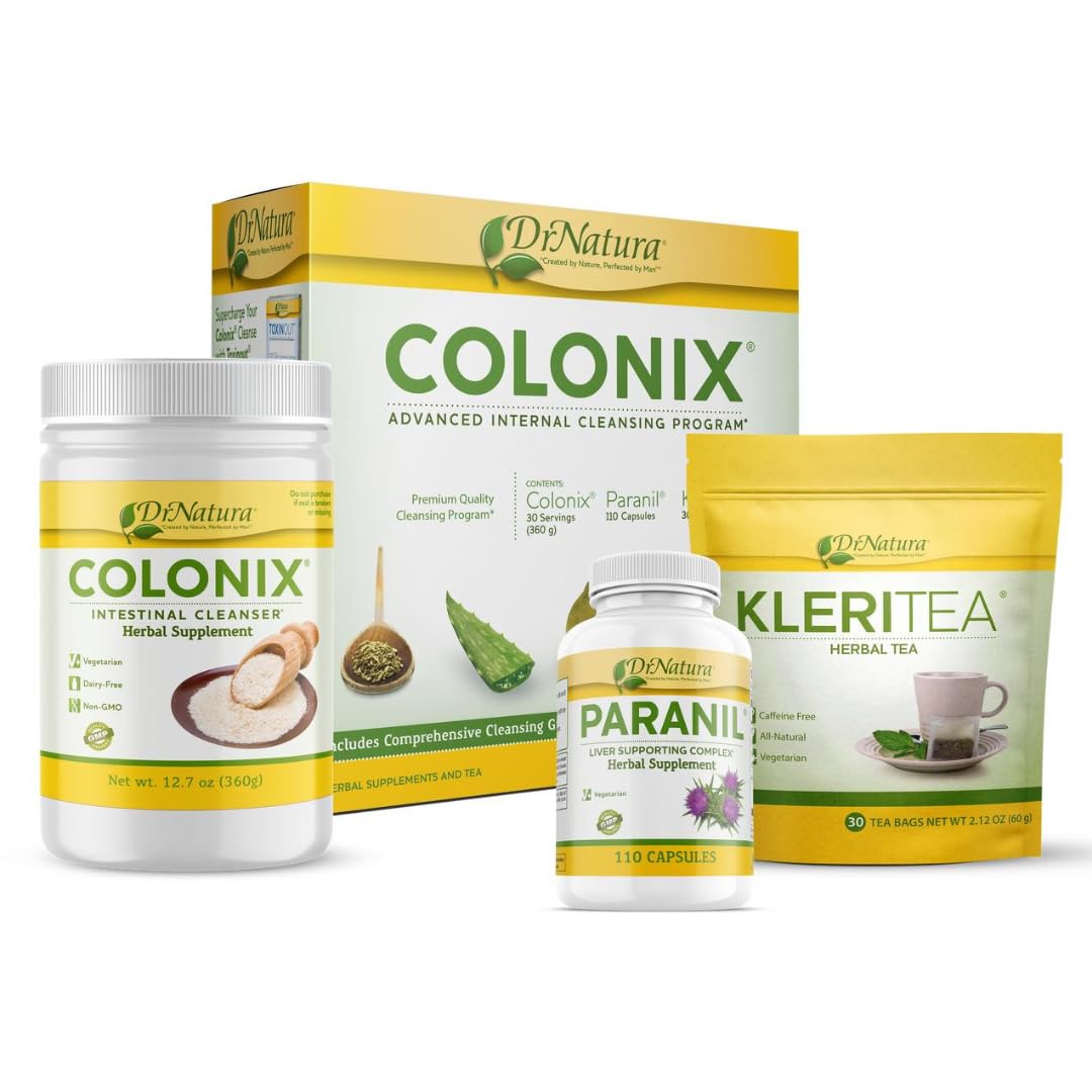 DrNatura Colonix 3-Part Colon Cleanse Kit - 30 Day Program