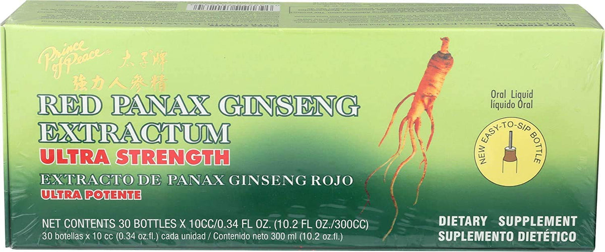 Prince of Peace Red Panax Ginseng Extractum Ultra Strength - 30 Pack
